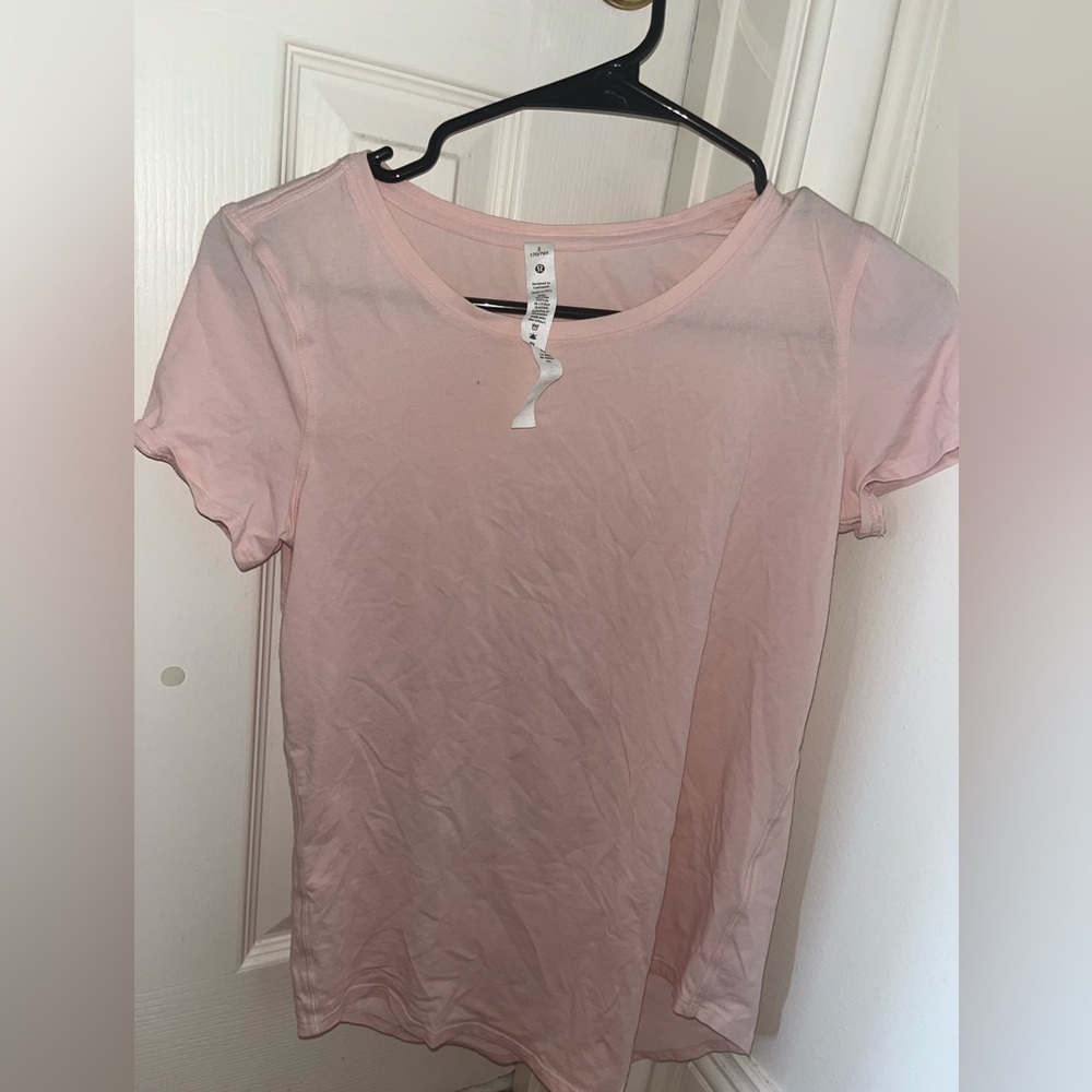 Lululemon Light Pink Soft Shirt Size 4